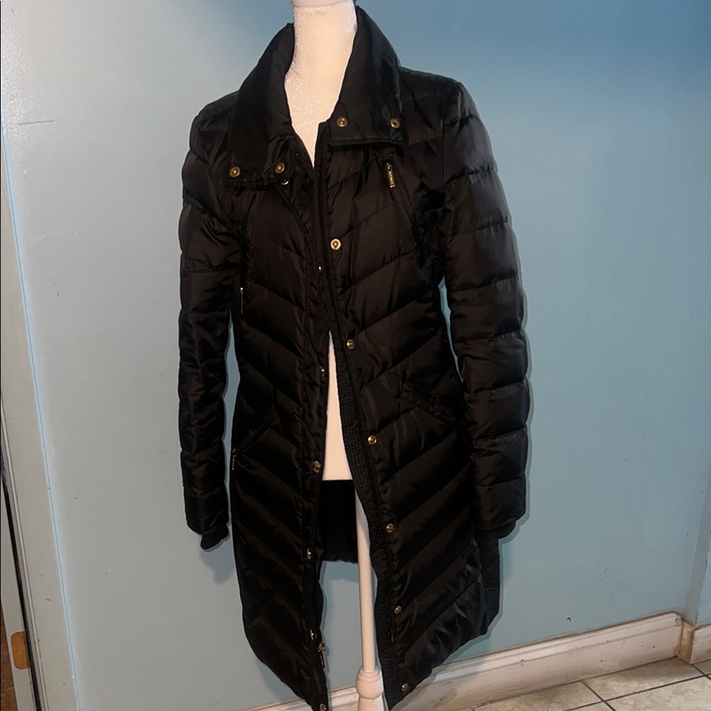 Michael Michael Kors Women's Black Quilted Coat